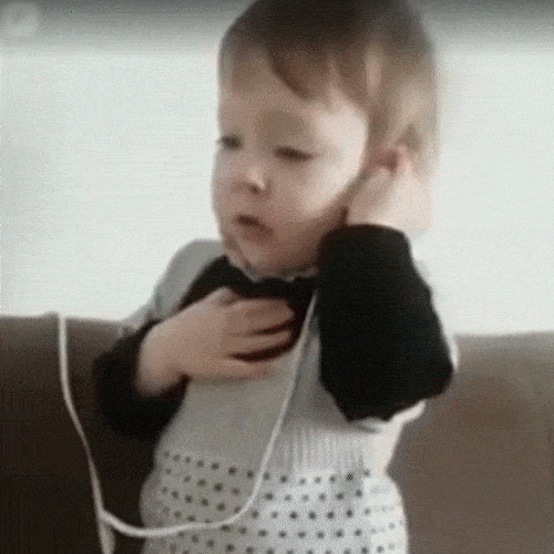 Child speaking on the phone