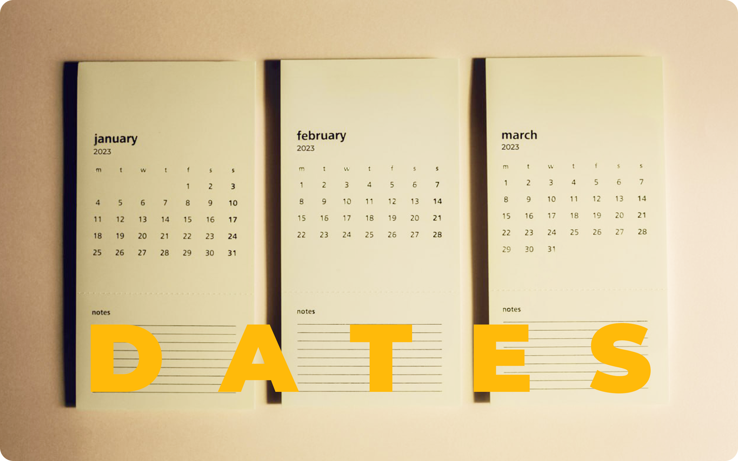 How to talk about dates English