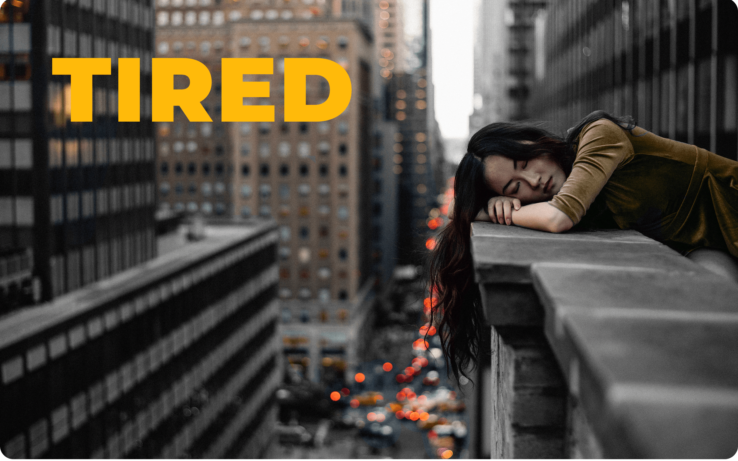 How to talk about feeling tired in English