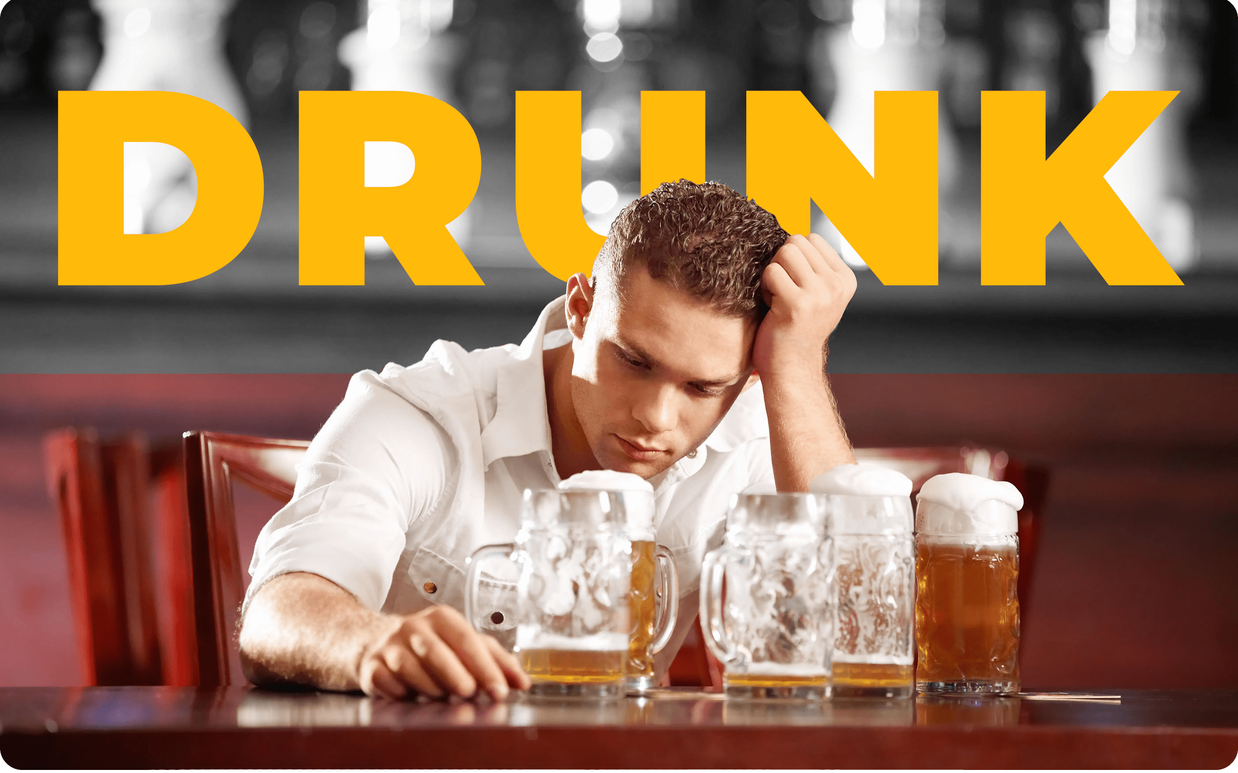 How to describe being drunk in English