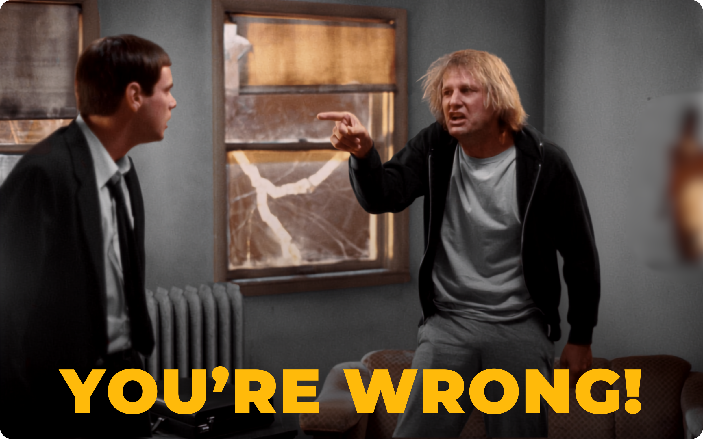 The polite way to say something's wrong