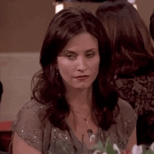 Woman giving a slow, deadpan look