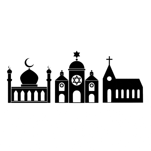 Different religious buildings