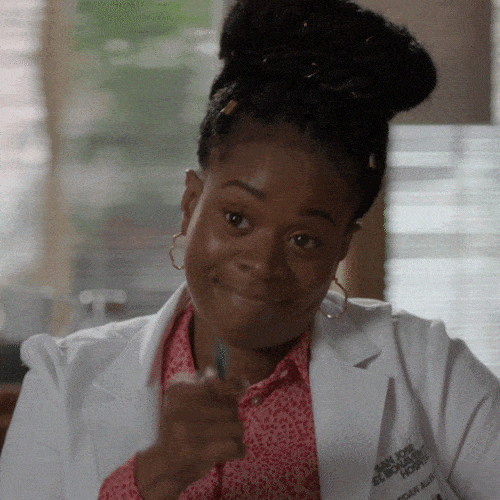 A woman nodding in agreement.